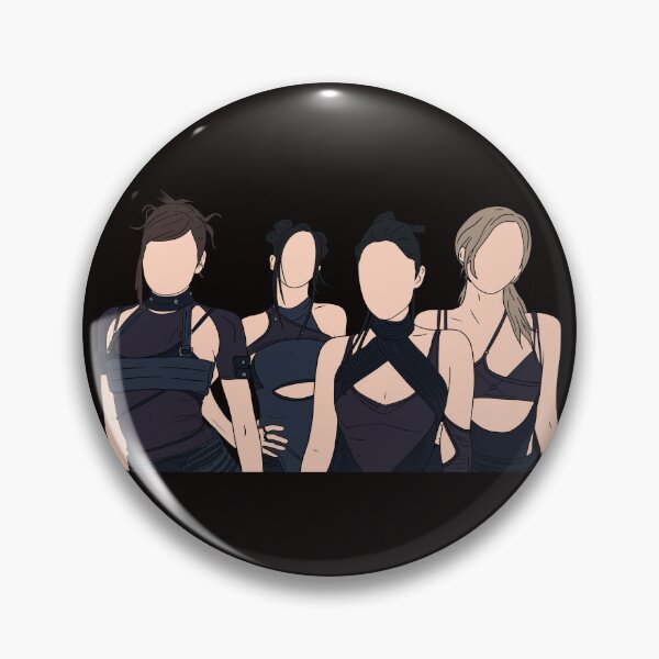 Item preview, BLACKPINK ‘Go’ Group Photo Line Art designed and sold by Chxlli.