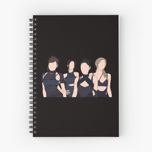 Item preview, BLACKPINK ‘Go’ Group Photo Line Art designed and sold by Chxlli.