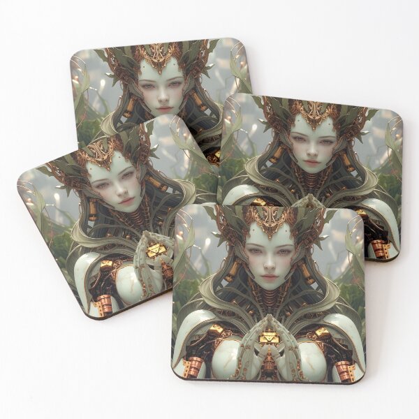 Item preview, biomechanical woman designed and sold by CreativeCorez.