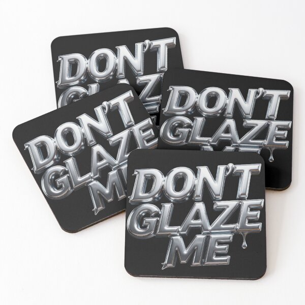 Item preview, Don’t Glaze Me Aesthetic Streetwear Slang Graphic designed and sold by shlepyart.