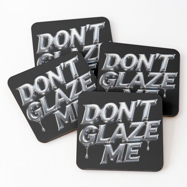 Item preview, Don’t Glaze Me Aesthetic Slang Graphic designed and sold by shlepyart.