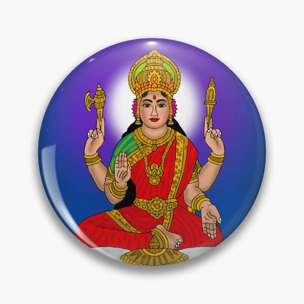 Item preview, Goddess Indrani Divine Design – Celestial Hindu Goddess Artwork designed and sold by Harshit_Digital_Arts.