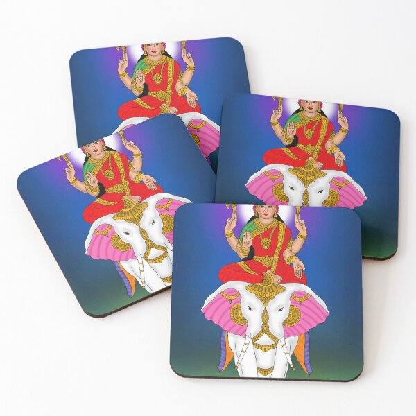 Item preview, Goddess Indrani Divine Design – Celestial Hindu Goddess Artwork designed and sold by Harshit_Digital_Arts.