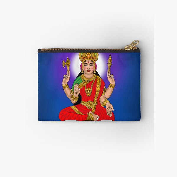 Item preview, Goddess Indrani Divine Design – Celestial Hindu Goddess Artwork designed and sold by Harshit_Digital_Arts.