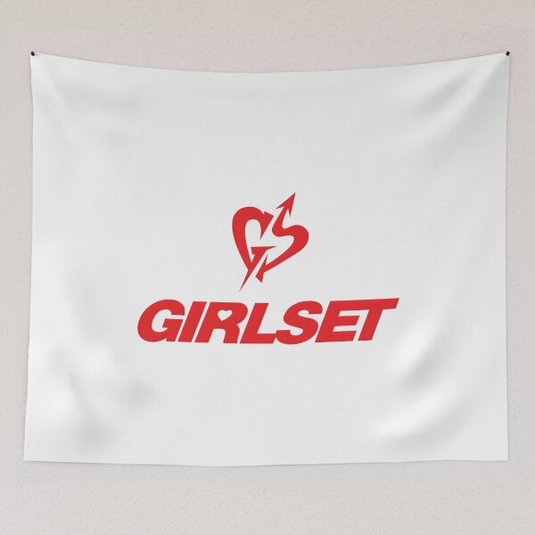 Item preview,  GIRLSET Red Logo - VCHA K-Pop designed and sold by poptren.