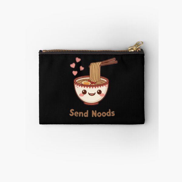 Item preview, Send Noods Kawaii Ramen Bowl Funny Japanese Food Pun Cute Noodles designed and sold by ConfuseLab Alt.