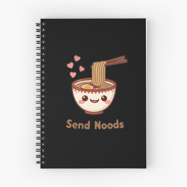 Item preview, Send Noods Kawaii Ramen Bowl Funny Japanese Food Pun Cute Noodles designed and sold by ConfuseLab Alt.