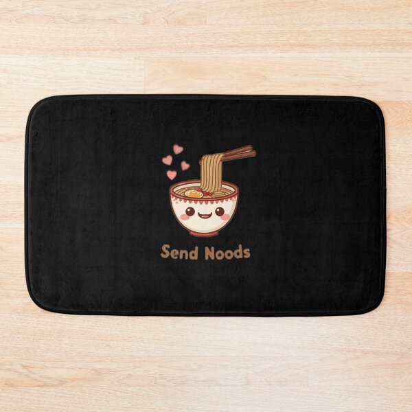 Item preview, Send Noods Kawaii Ramen Bowl Funny Japanese Food Pun Cute Noodles designed and sold by ConfuseLab Alt.
