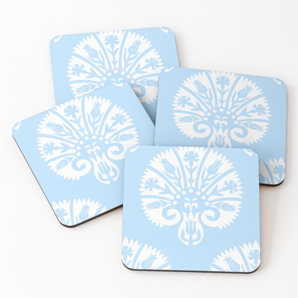 Item preview, Blocked Vibe-Baby Blue-Powder Blue designed and sold by Fabricatemyart.