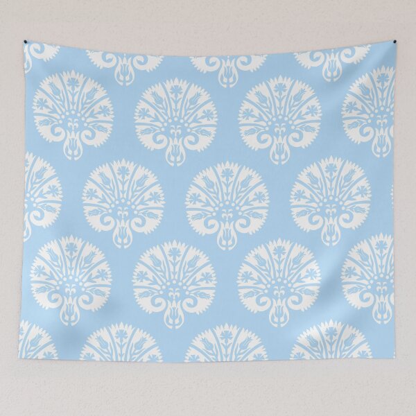 Item preview, Blocked Vibe-Baby Blue-Powder Blue designed and sold by Fabricatemyart.