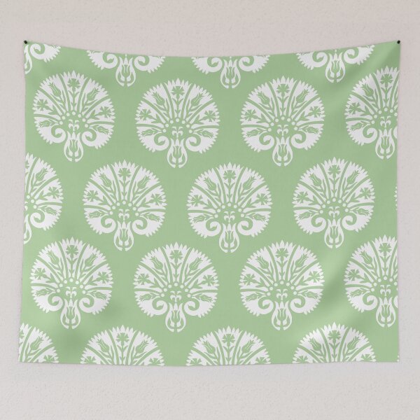 Item preview, Blocked Vibe-Celadon green designed and sold by Fabricatemyart.