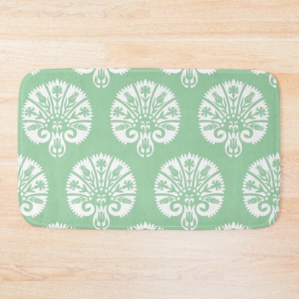 Item preview, Blocked Vibe-Dull Minty Green designed and sold by Fabricatemyart.
