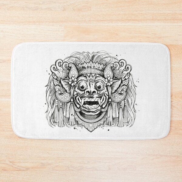 Item preview, Bali Barong Line Art designed and sold by Ocean and Palm.