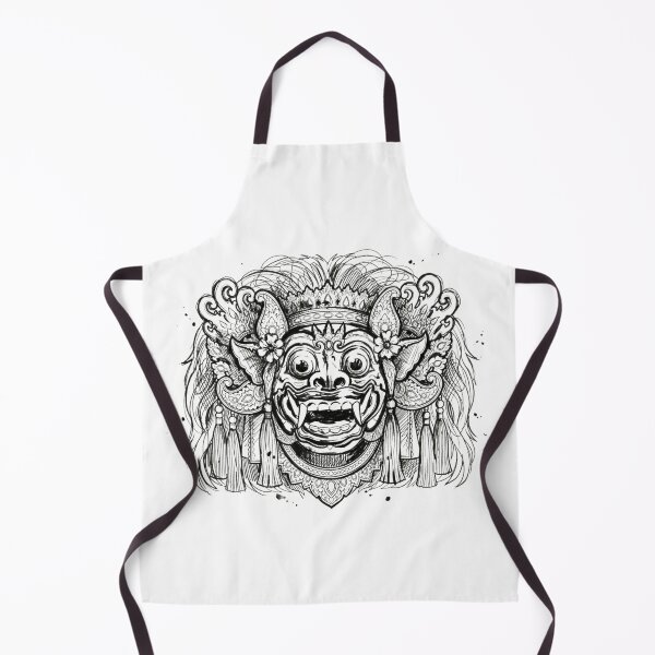 Item preview, Bali Barong Line Art designed and sold by Ocean and Palm.