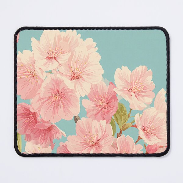 Item preview,  Soft Sakura Cherry Blossom – Pastel Spring Floral Illustration designed and sold by BobaBunny76.