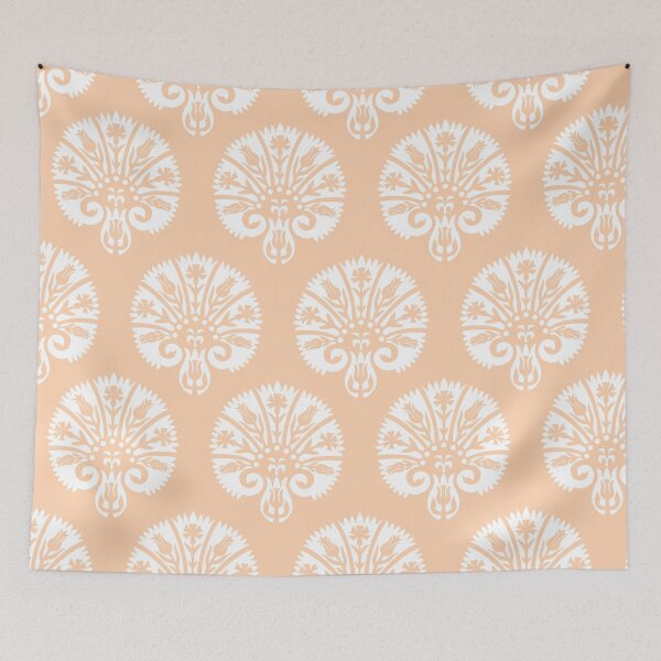 Item preview, Blocked Vibe-Light Apricot designed and sold by Fabricatemyart.