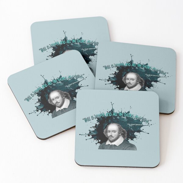 Item preview, "Hell is empty" Shakespeare quote designed and sold by JadeRyder.