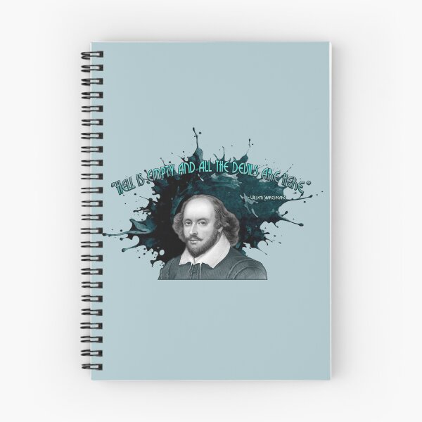 Item preview, "Hell is empty" Shakespeare quote designed and sold by JadeRyder.