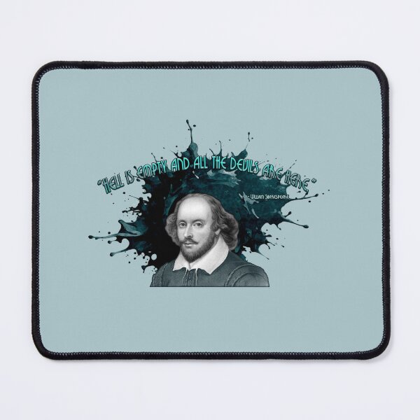 Item preview, "Hell is empty" Shakespeare quote designed and sold by JadeRyder.