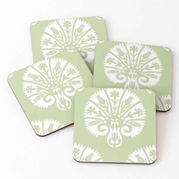 Item preview, Blocked Vibe-Light Moss Green designed and sold by Fabricatemyart.