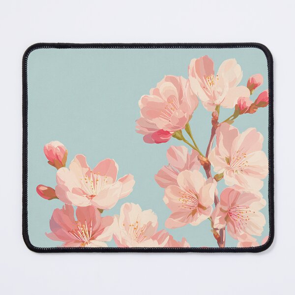 Item preview, Soft Sakura Cherry Blossom – Pastel Spring Floral Illustration designed and sold by BobaBunny76.