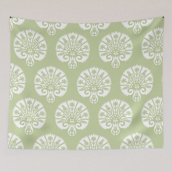 Item preview, Blocked Vibe-Light Moss Green designed and sold by Fabricatemyart.