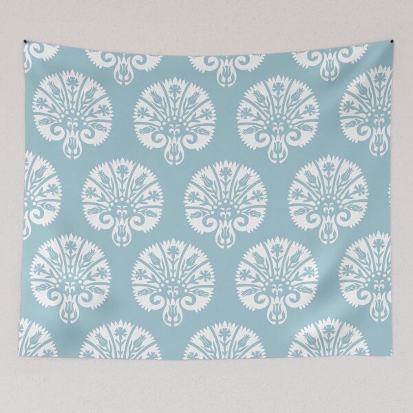 Item preview, Blocked Vibe-muted cyan-blue designed and sold by Fabricatemyart.