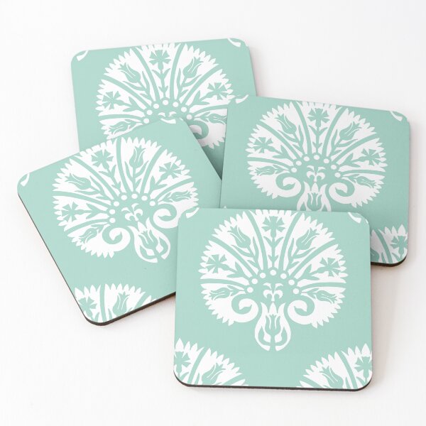 Item preview, Blocked Vibe-Muted Pale Aqua designed and sold by Fabricatemyart.