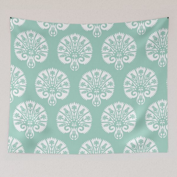 Item preview, Blocked Vibe-Muted Pale Aqua designed and sold by Fabricatemyart.