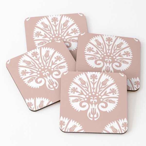 Item preview, Blocked Vibe-muted peachy beige designed and sold by Fabricatemyart.