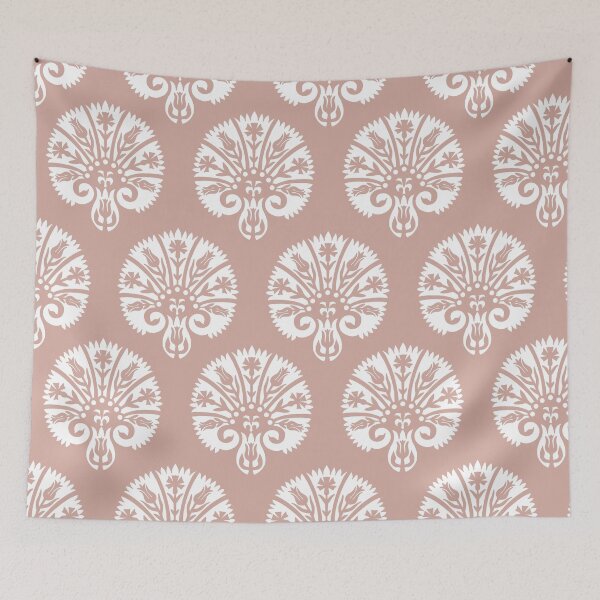 Item preview, Blocked Vibe-muted peachy beige designed and sold by Fabricatemyart.