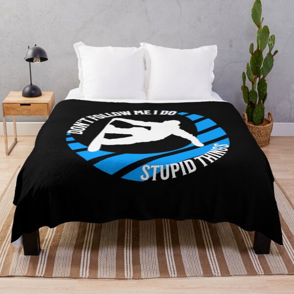 Item preview, Don't Follow Me I Do Stupid Things Snowboard designed and sold by TheEndDesign.