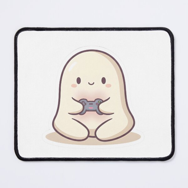 Item preview, Cute Gamer Ghost – Kawaii Gaming Ghost Illustration designed and sold by Biwbiwty.