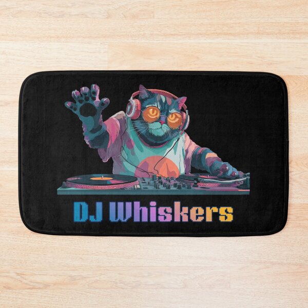 Item preview, DJ Whiskers designed and sold by bubblyrainbow.