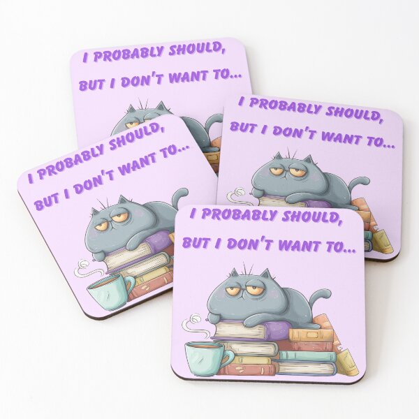 Item preview, I probably should, but I don't want to... designed and sold by bubblyrainbow.