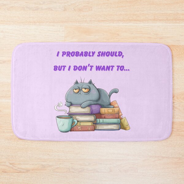 Item preview, I probably should, but I don't want to... designed and sold by bubblyrainbow.