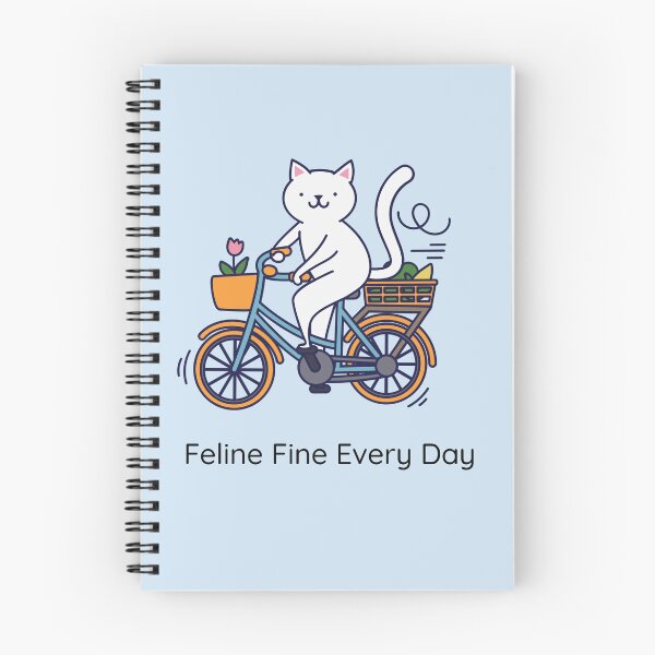 Aperçu de l'œuvre Félin bien tous les jours chat drôle créée et vendue par Sachie's Studio.