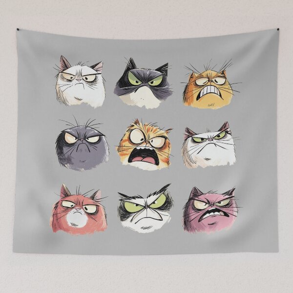 Item preview, Grumpy Cats designed and sold by bubblyrainbow.