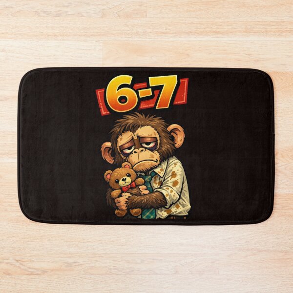 Item preview, 6-7 Year Old Sleepy Monkey Birthday Parent designed and sold by Pawsome Quotes.