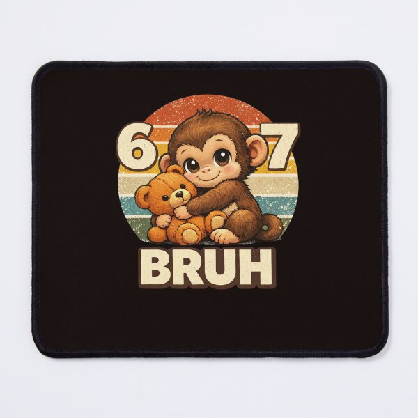 Item preview, 6 7 Bruh Monkey Birthday Boy designed and sold by Pawsome Quotes.