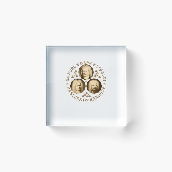 Item preview, masters of baroque - bach - handel - vivaldi - vintage - old gold - rb designed and sold by LeroyWilson54.