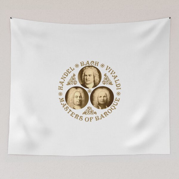 Item preview, masters of baroque - bach - handel - vivaldi - vintage - old gold - rb designed and sold by LeroyWilson54.