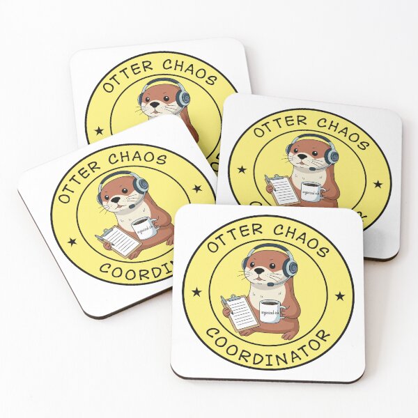 Item preview, Otter Chaos Coordinator — Organized-ish Funny Office Pun Gift designed and sold by Got2BSnazzy.