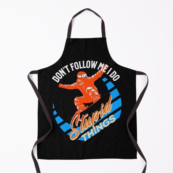 Item preview, Don't Follow Me I Do Stupid Things Snowboard designed and sold by TheEndDesign.
