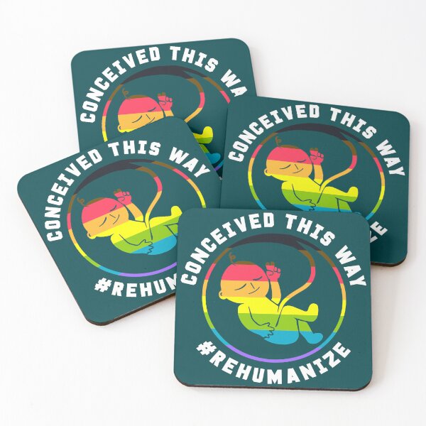 Item preview, Conceived This Way, Pro-Life LGBTQ+ designed and sold by Rehumanize International.