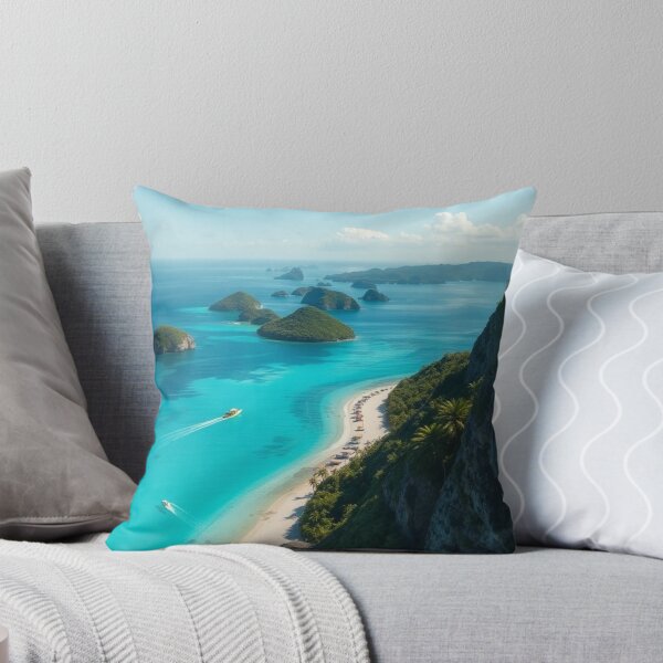 Item preview, Panoramic Aerial View of Tropical Archipelago designed and sold by Vida e Arte.