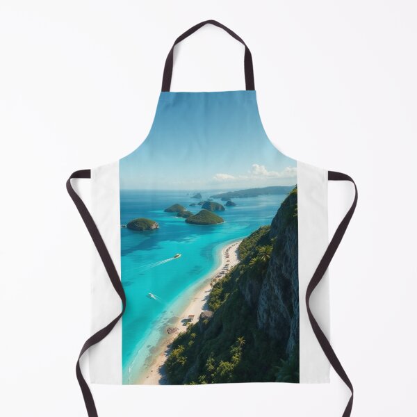 Item preview, Panoramic Aerial View of Tropical Archipelago designed and sold by Vida e Arte.