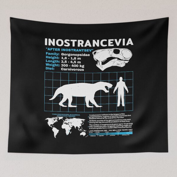 Item preview, Inostrancevia Fact Sheet designed and sold by NicGrayGraphic.