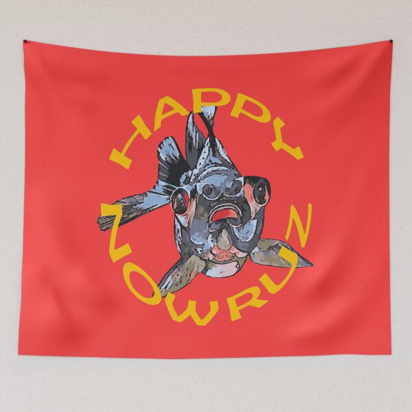 Item preview, Wide-Eyed Wishes Happy Nowruz Fish designed and sold by taiche.