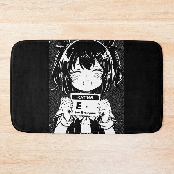 Item preview, Rating E For Everyone Wholesome Anime Girl Funny Manga Gamer Art designed and sold by ConfuseLab Alt.